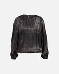 FLOYD Bluse Hannah Satin - Black