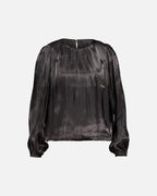 FLOYD Bluse Hannah Satin - Black