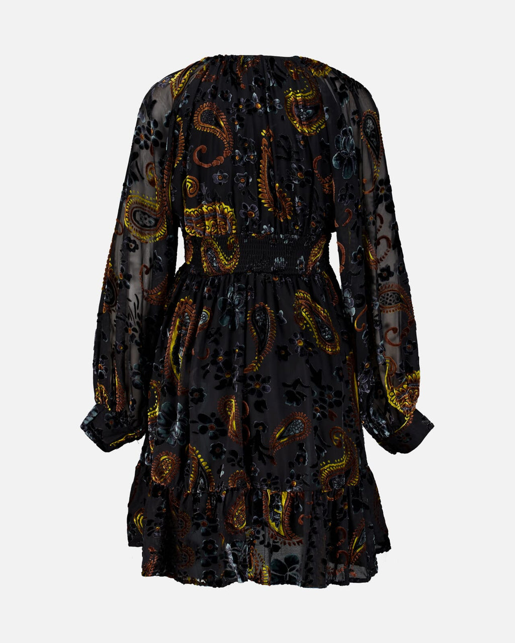 FLOYD Kjole Fione Paisley - Black