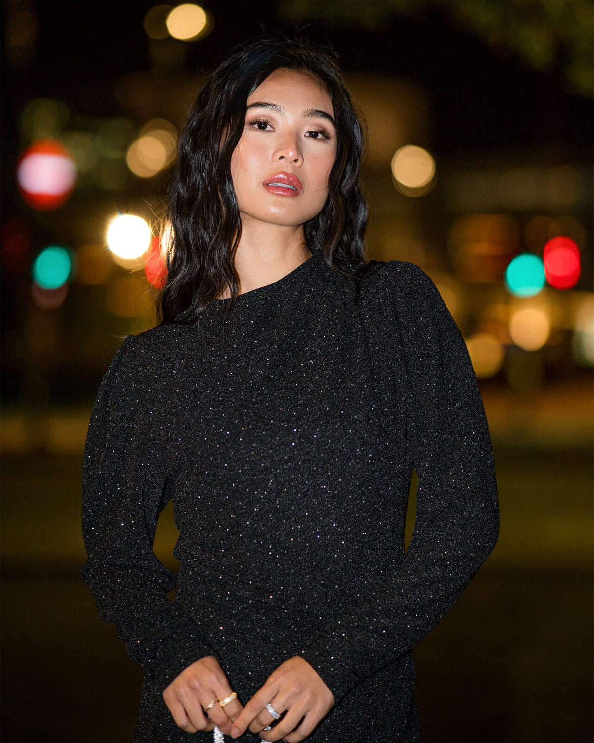 FLOYD Kjole Livia Stone - Black