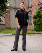 FLOYD Bukse Kim 4306 - Grey Melange