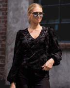 FLOYD Topp Mille Blossy - Black