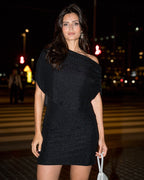 FLOYD Kjole Sturla Lurex - Black