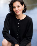 FLOYD Strikket Cardigan Carine Strikkejakke - Black