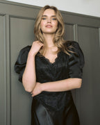 FLOYD Maxikjole Vaiana Lace - Black