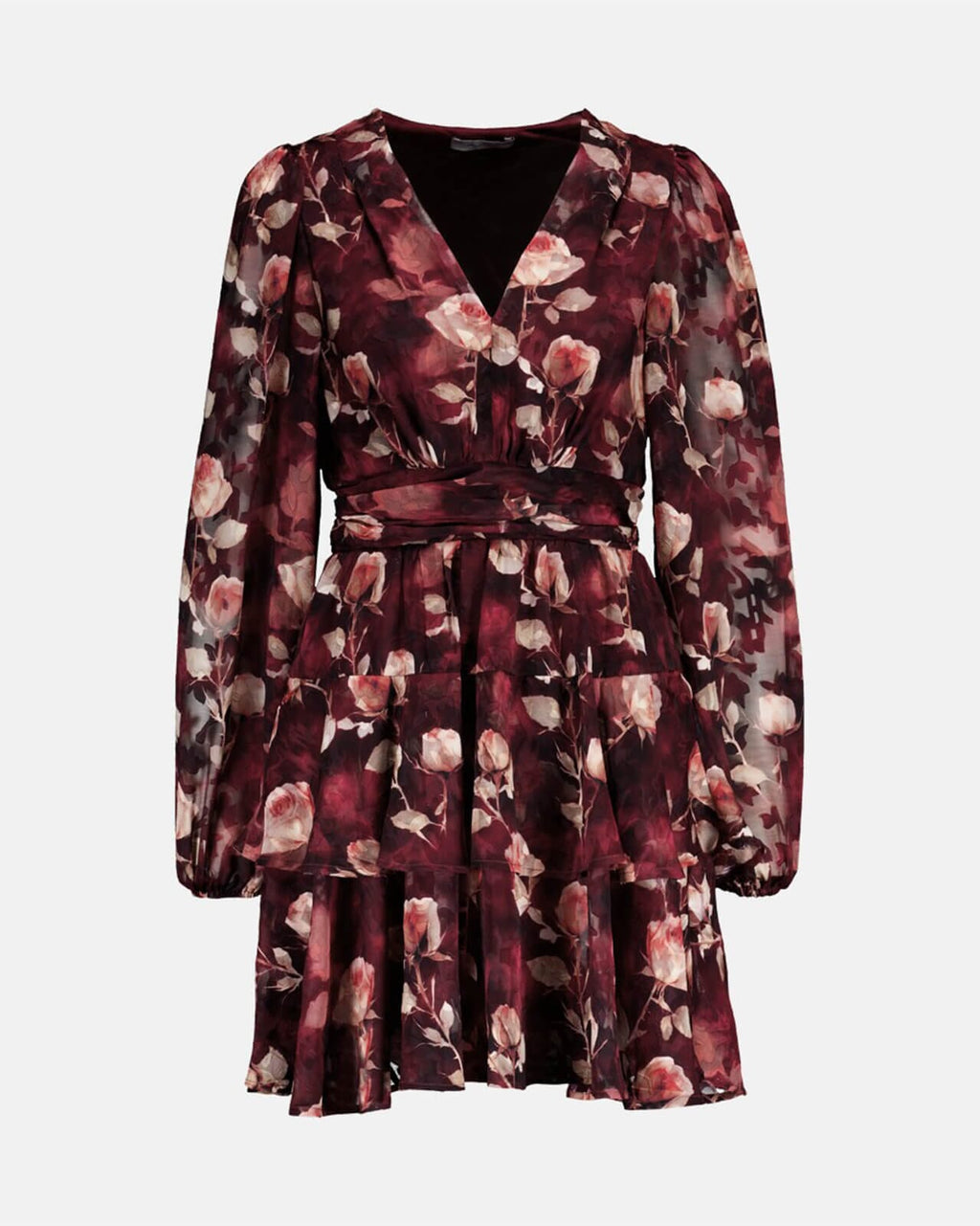 FLOYD Kjole Lovella Oda - Deep Cherry