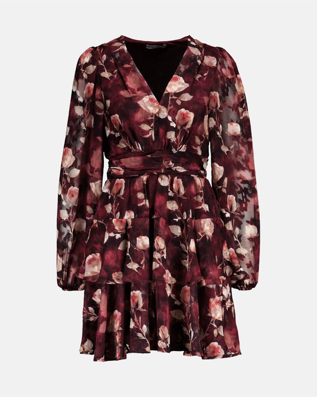 FLOYD Kjole Lovella Oda - Deep Cherry
