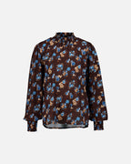 FLOYD Bluse Juliet Ros - Dark Brown