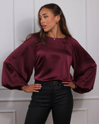 FLOYD Bluse Kimala - Bordeaux
