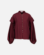 FLOYD Bluse Lolita Uni - Deep Cherry