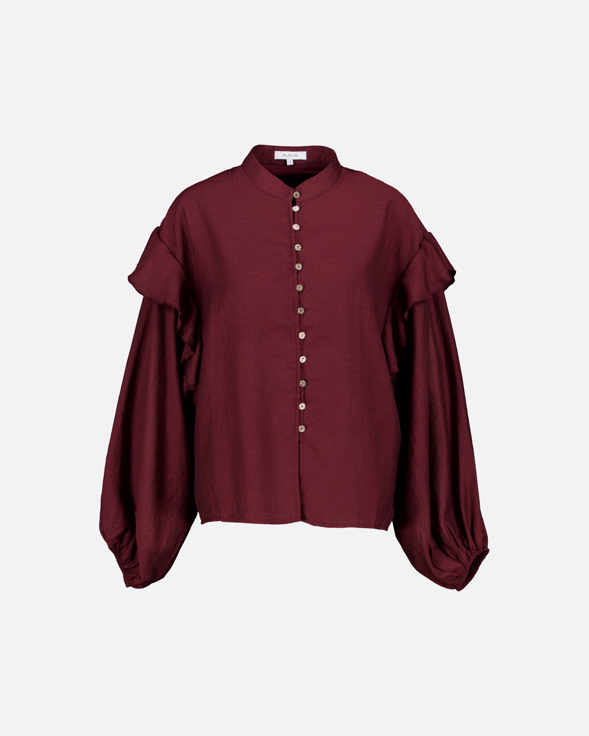 FLOYD Bluse Lolita Uni - Deep Cherry