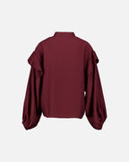 FLOYD Bluse Lolita Uni - Deep Cherry