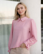 FLOYD Bluse Milan Linno - Light Pink