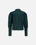 FLOYD Bluse Nadia Uni - Dark Green