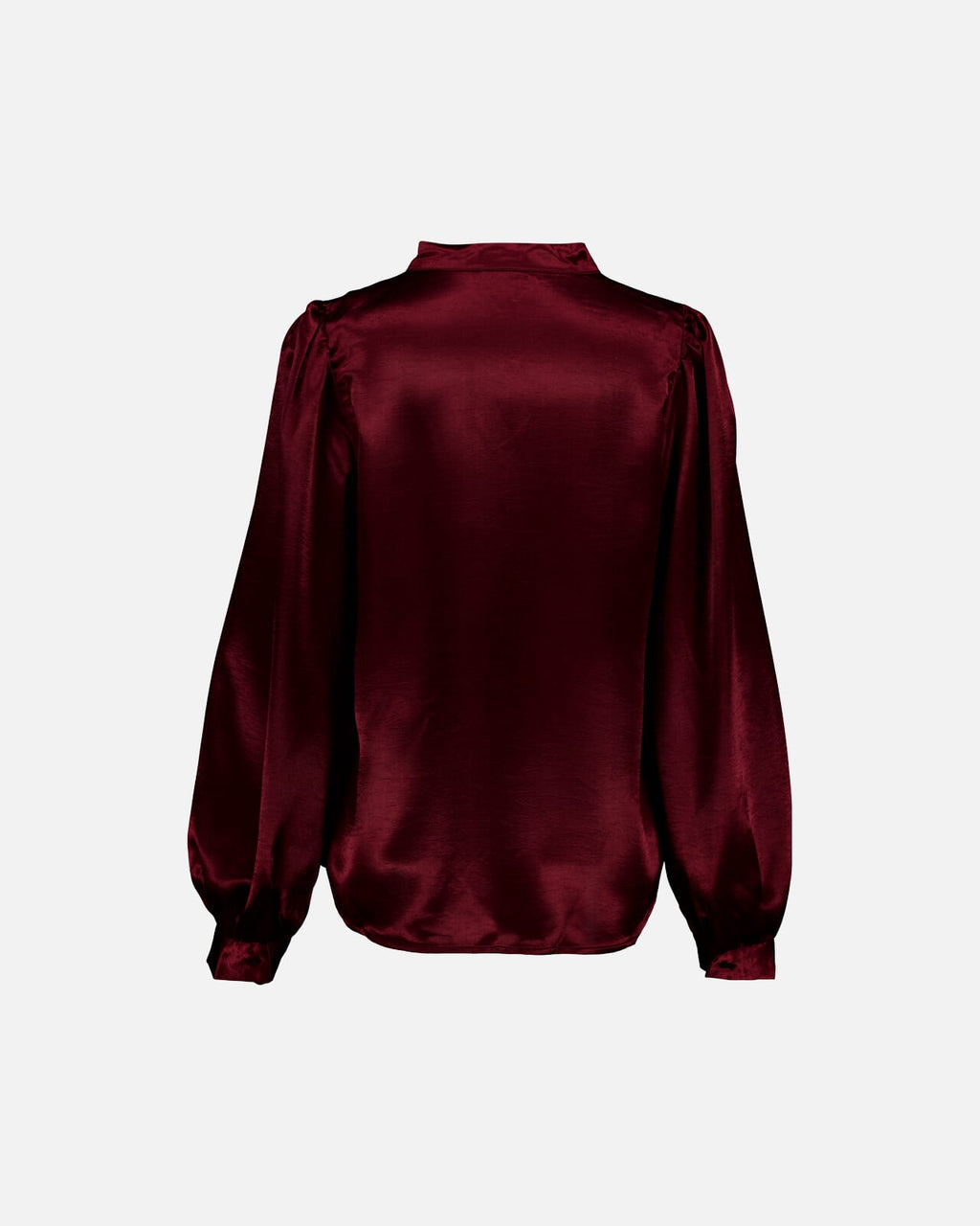 FLOYD Bluse Nara Satin - Bordeaux