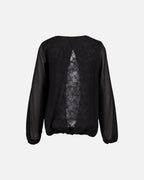 FLOYD Bluse Tamara L/S Lace - Black