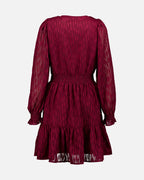 FLOYD Kjole Eloisa Lurex - Bordeaux