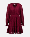FLOYD Kjole Eloisa Lurex - Bordeaux