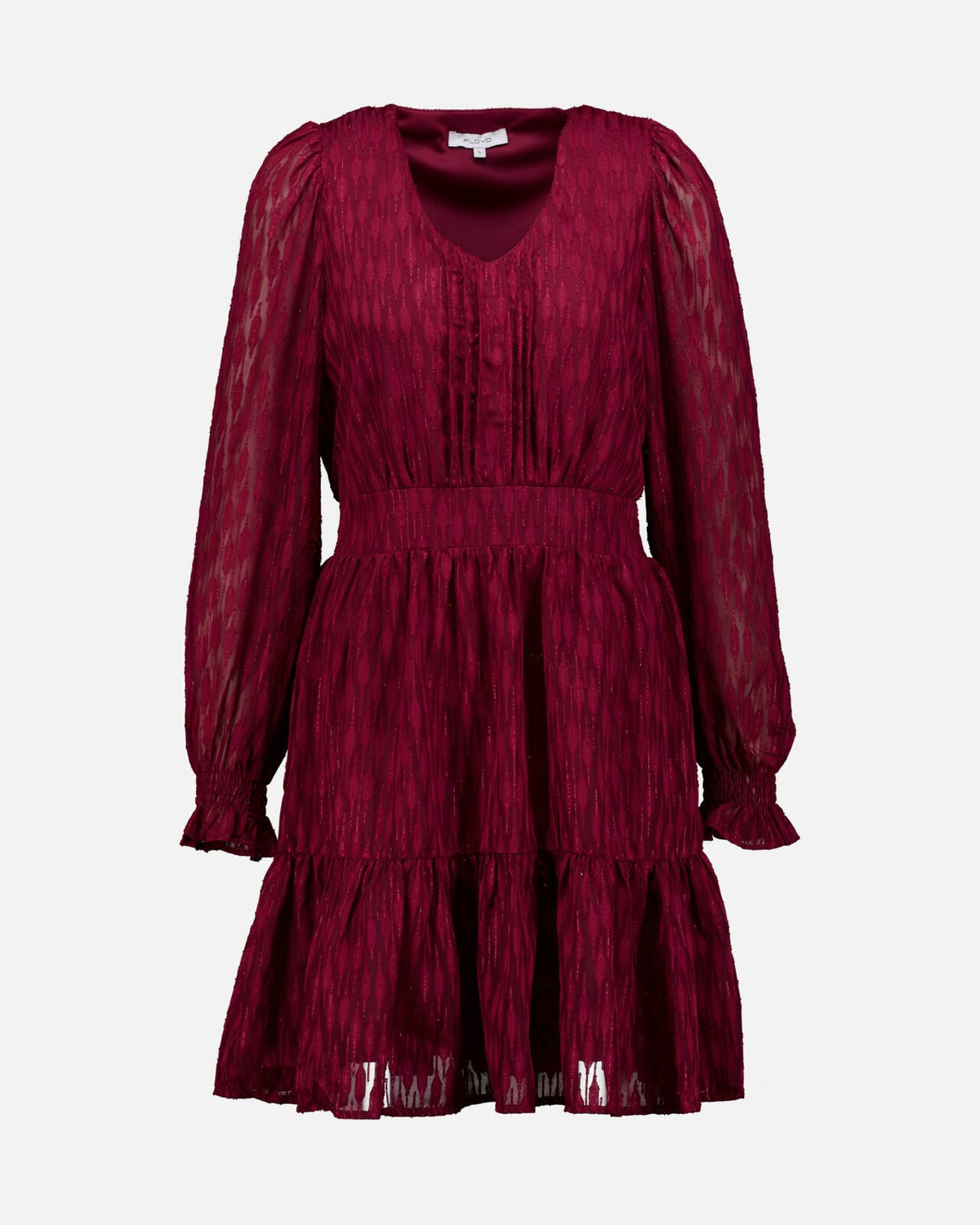 FLOYD Kjole Eloisa Lurex - Bordeaux