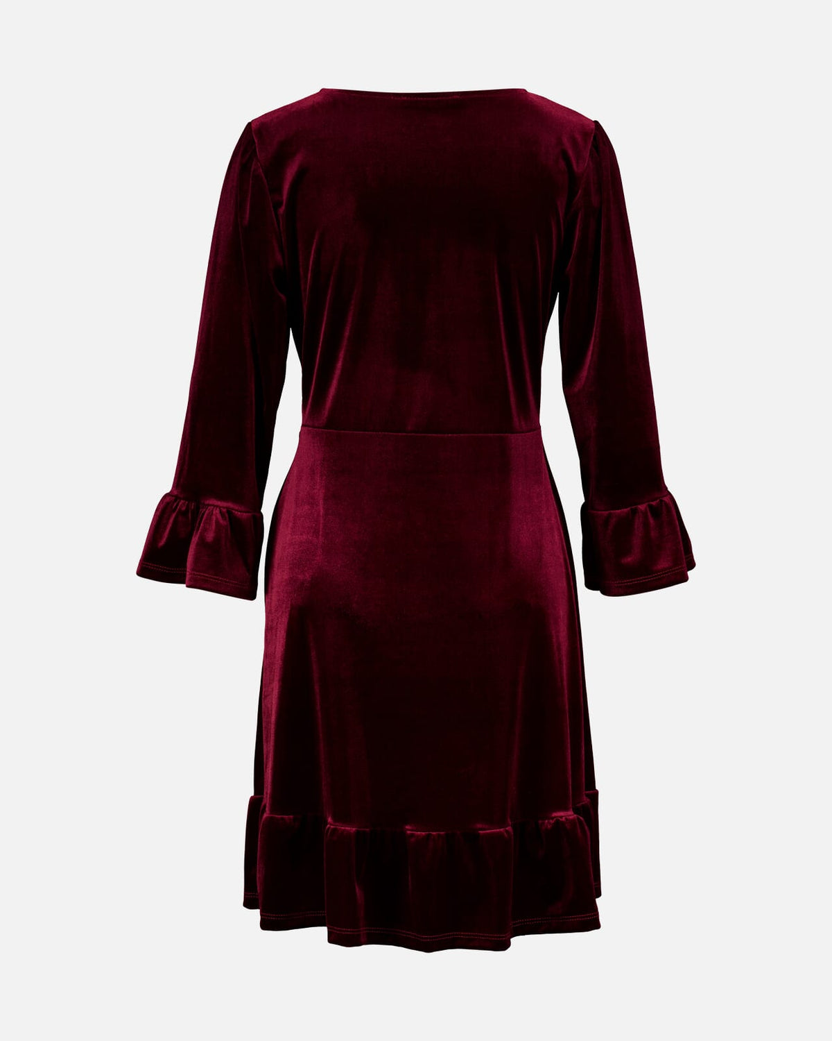FLOYD Kjole Emilia Velvet - Bordeaux