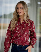 FLOYD Bluse Moje Arum - Bordeaux