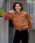 FLOYD Bluse Emaja Viscose - Brick