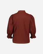 FLOYD Skjorte Norah Brodery - Brick