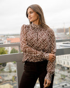 FLOYD Bluse Seena - Chocolate