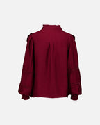 FLOYD Bluse Demi Wave - Deep Cherry