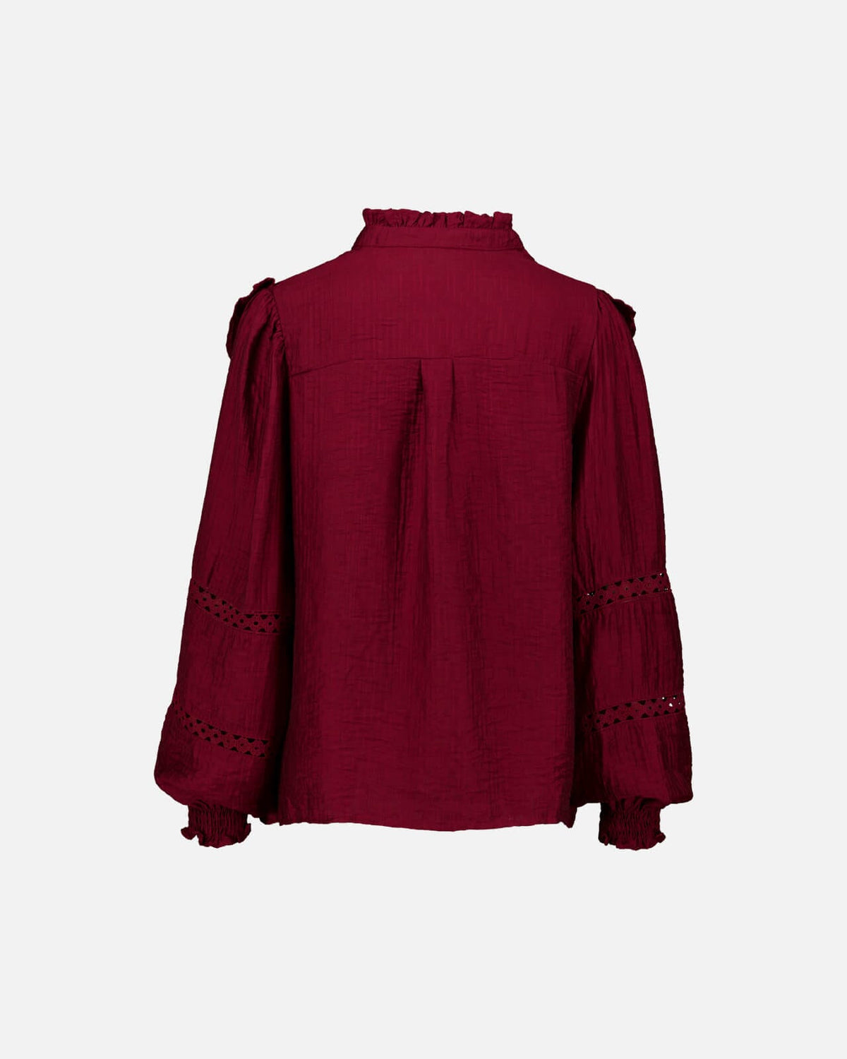 FLOYD Bluse Demi Wave - Deep Cherry