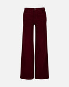 FLOYD Bukse Nicoline Cord - Deep Cherry