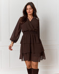 FLOYD Kjole Cairo Uni - Dark Brown