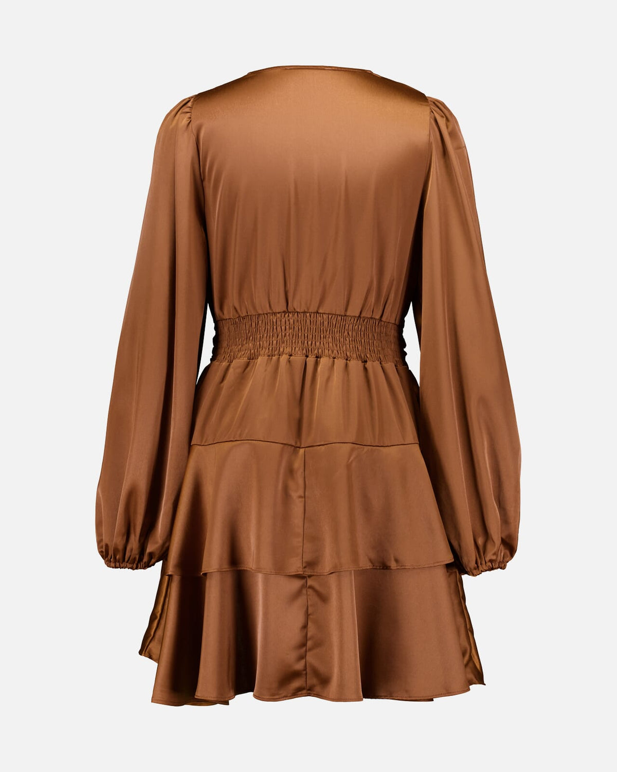 FLOYD Kjole Lovella Satin - Caramel