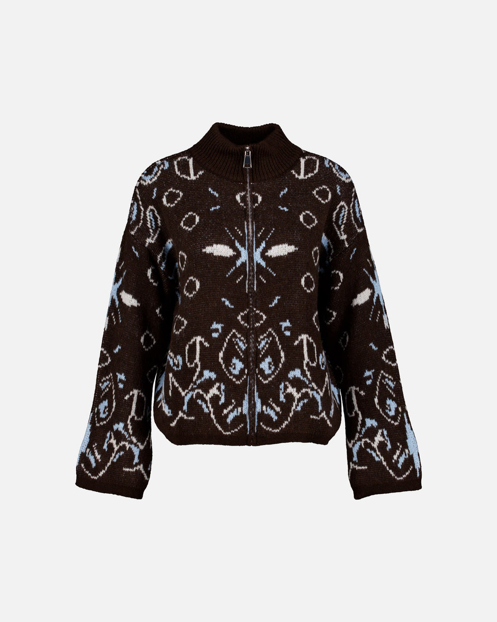 FLOYD Strikket Cardigan Tiara Bandana - Brown