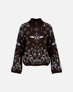 FLOYD Strikket Cardigan Tiara Bandana - Brown