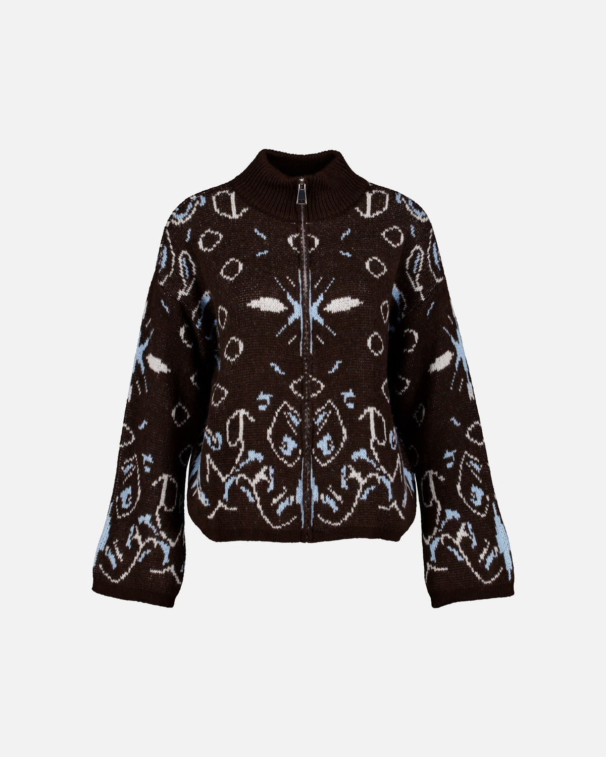 FLOYD Strikket Cardigan Tiara Bandana - Brown
