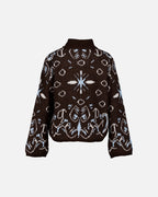 FLOYD Strikket Cardigan Tiara Bandana - Brown