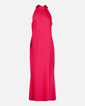 FLOYD Maxikjole Ronja Satin - Cerise