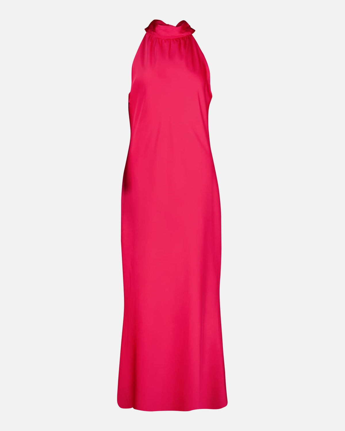 FLOYD Maxikjole Ronja Satin - Cerise