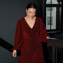 Kjole Cissy V LS Glitter