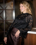 FLOYD Blondebluse Clarisa - Black