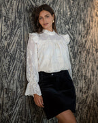 FLOYD Bluse Lene Lace - Cream