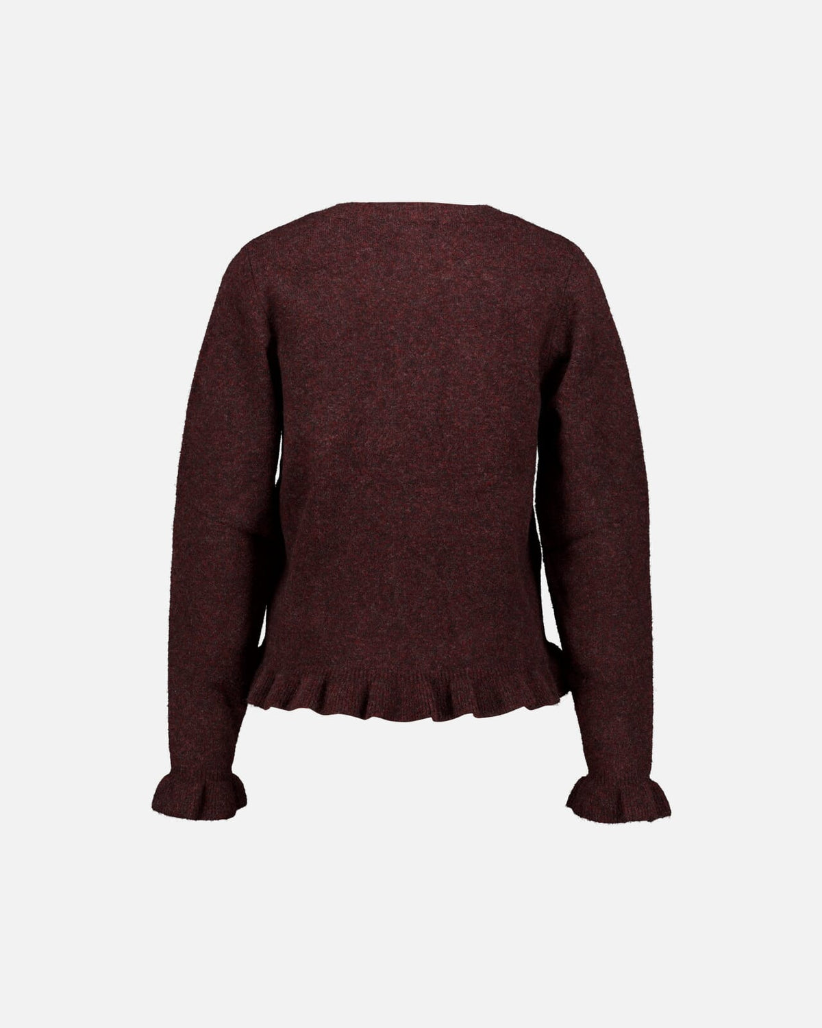FLOYD Strikket Cardigan Carine Strikkejakke - Deep Cherry