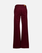 FLOYD Bukse Hana Cord - Deep Cherry