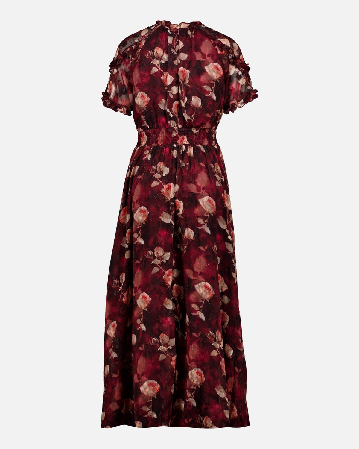 FLOYD Maxikjole Loline Oda - Deep Cherry