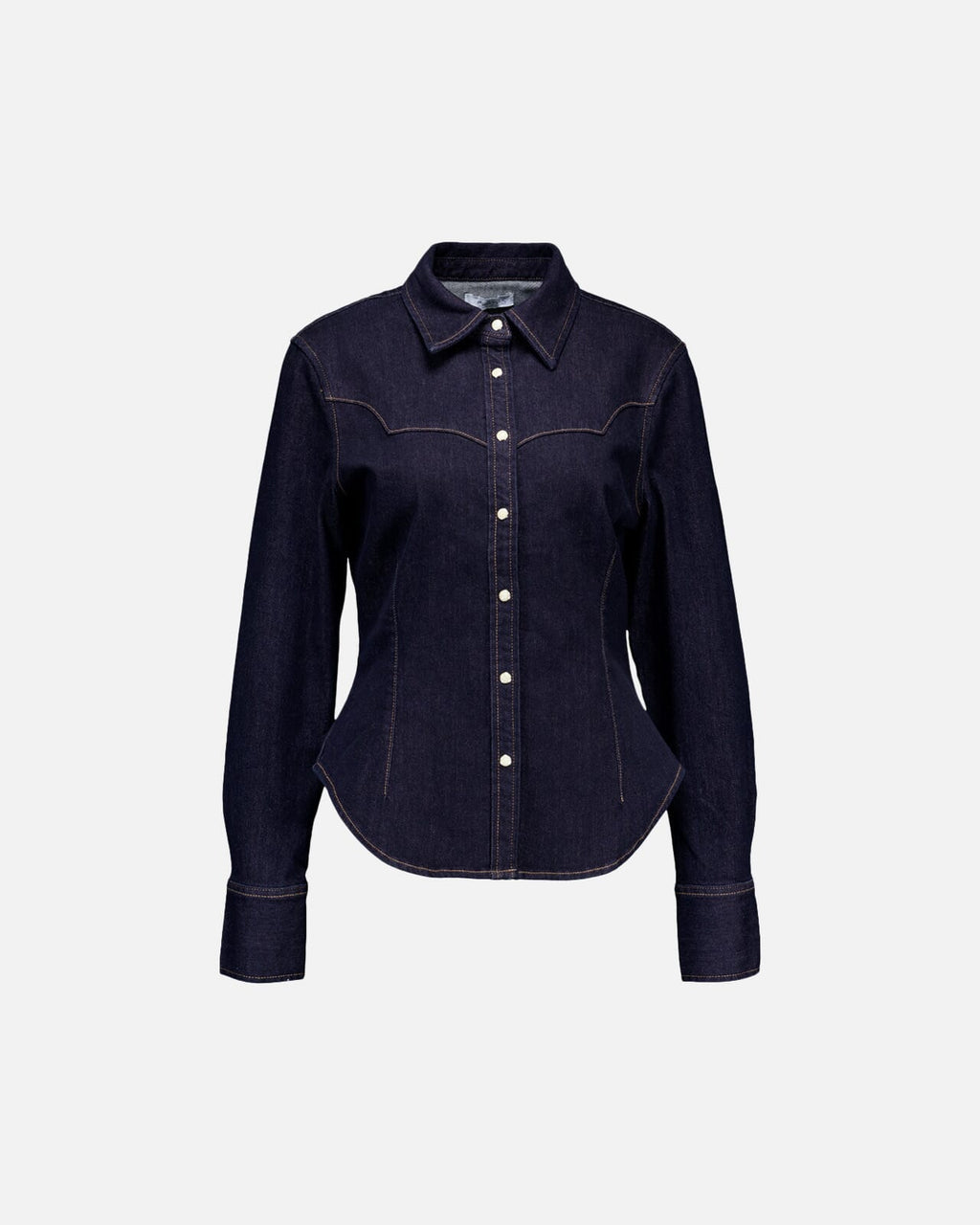FLOYD Denimskjorte Dolly Denim - Dark Blue
