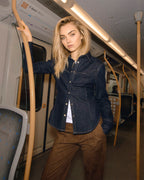 FLOYD Denimskjorte Dolly Denim - Dark Blue