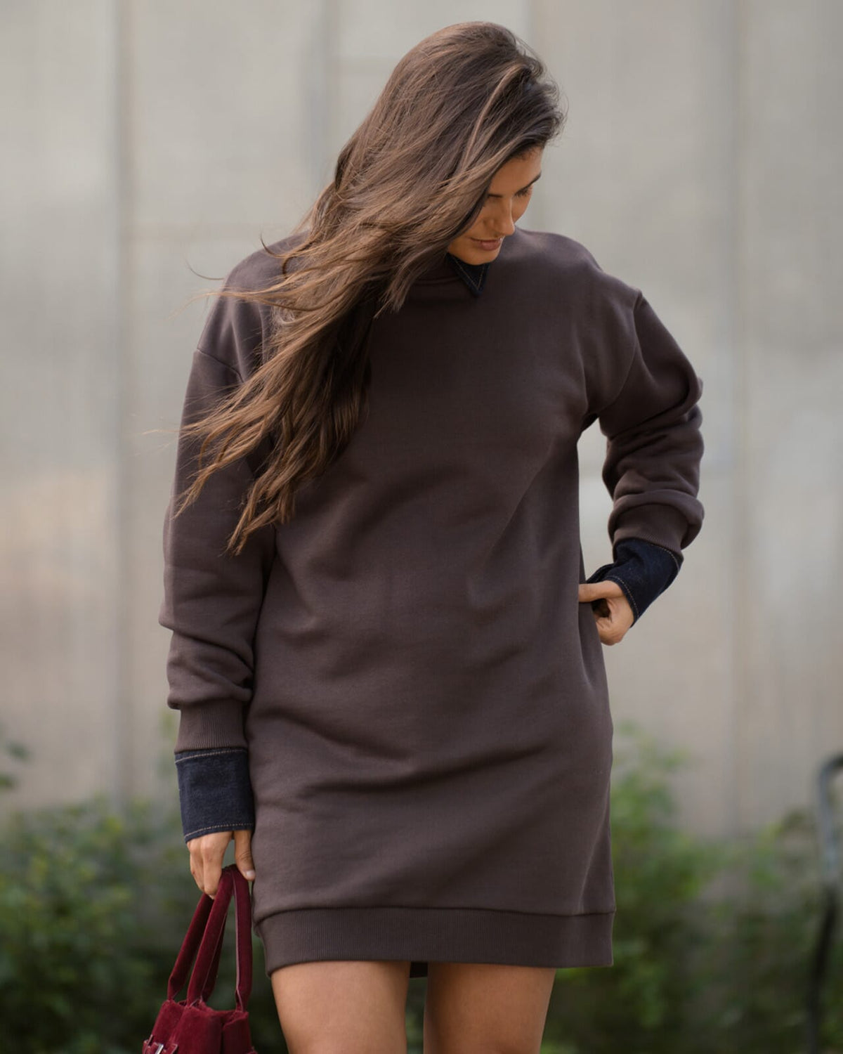 FLOYD Genserkjole Dalila - Dark Brown