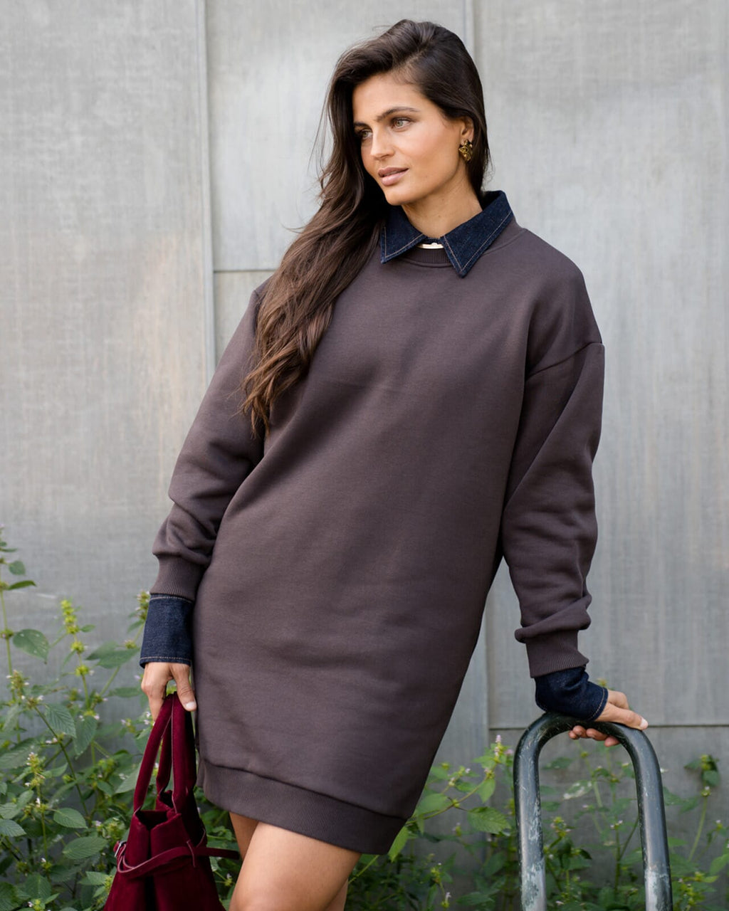 FLOYD Genserkjole Dalila - Dark Brown