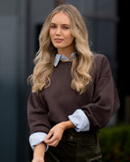 FLOYD Collegegenser Dalila - Dk Brown